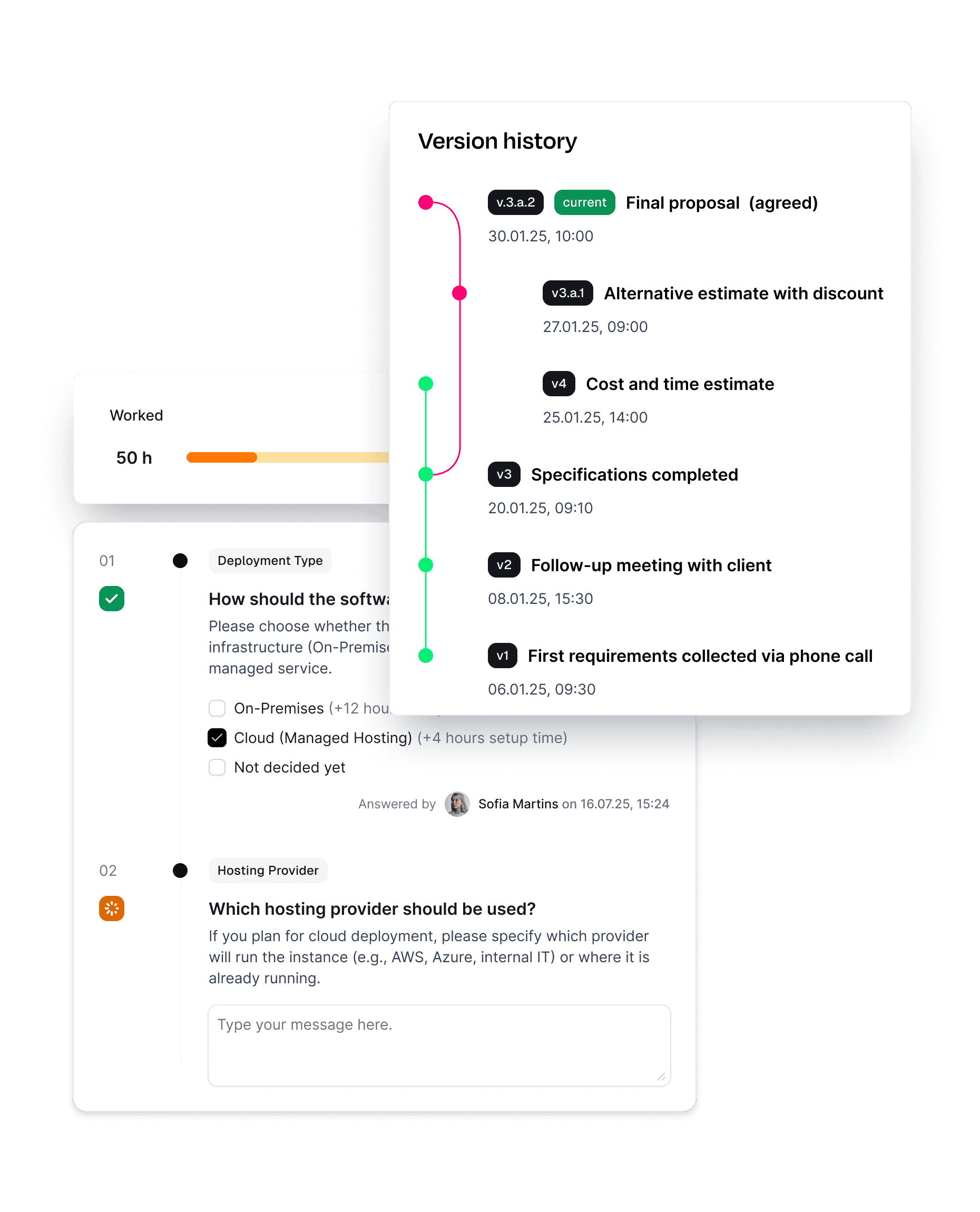 Leadtime project versioning