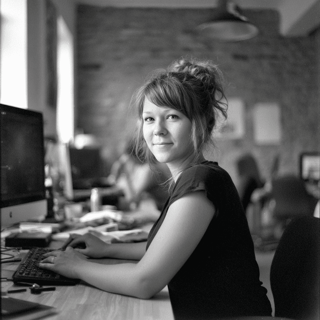 Support agent handling customer requests in Leadtime helpdesk