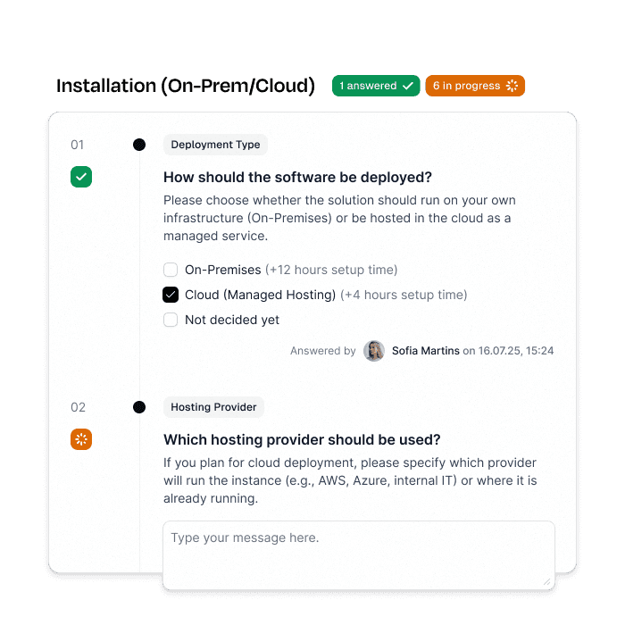 Components in leadtime